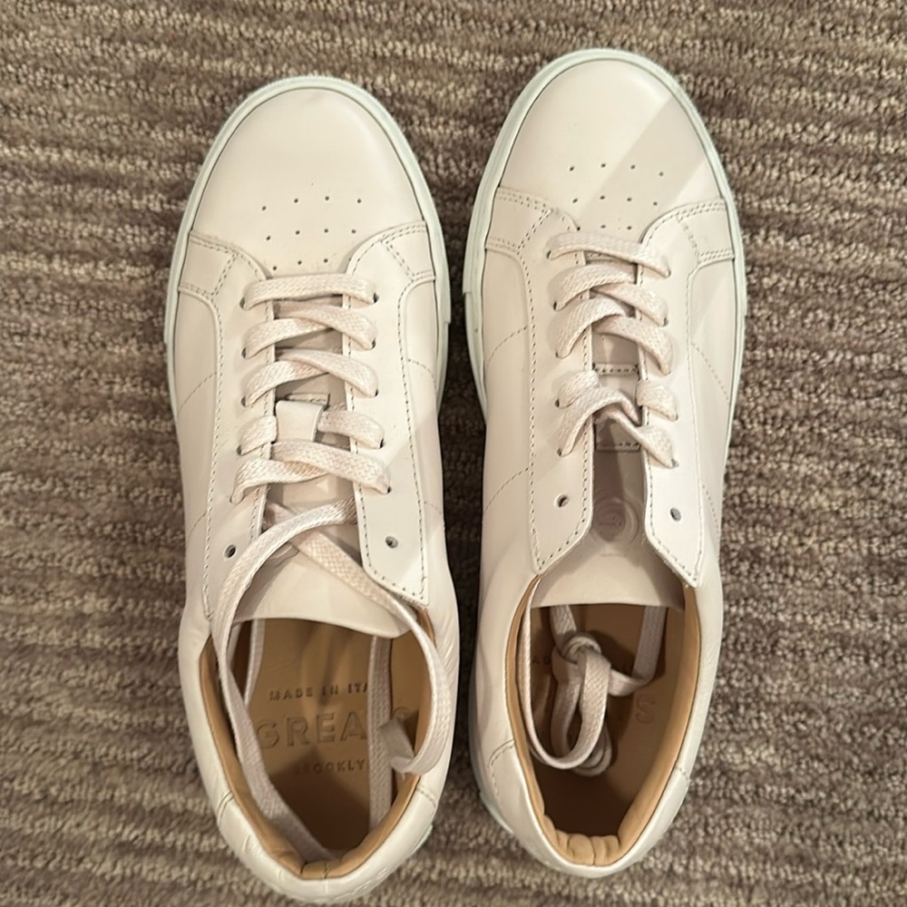 Brand new never worn Greats leather sneaker.  Women’s size 7